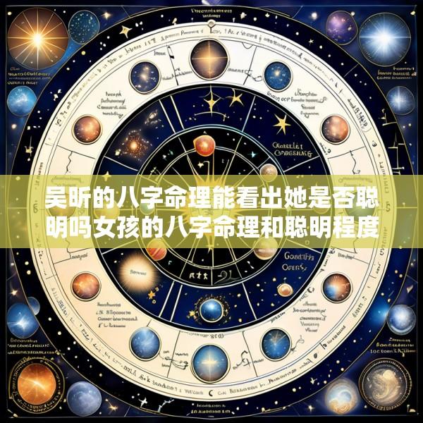 吴昕的八字命理能看出她是否聪明吗女孩的八字命理和聪明程度有什么关系