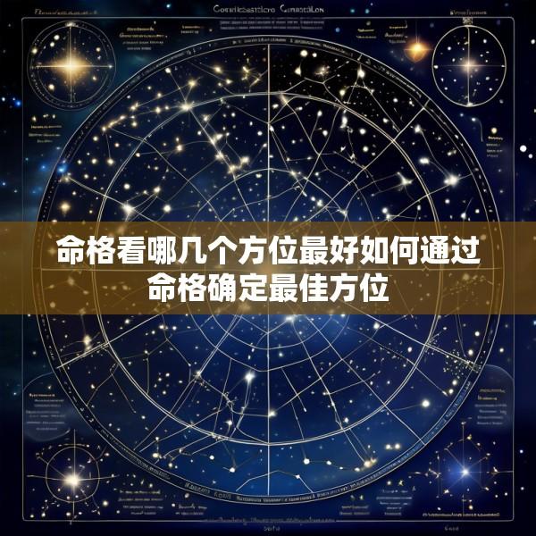命格看哪几个方位最好如何通过命格确定最佳方位