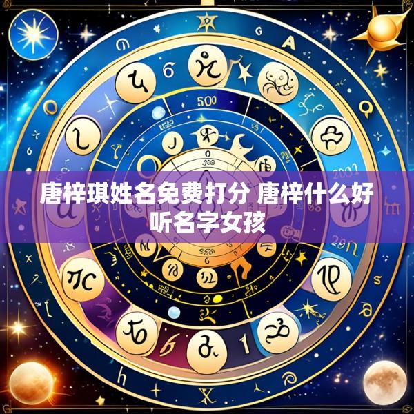 唐梓琪姓名免费打分 唐梓什么好听名字女孩