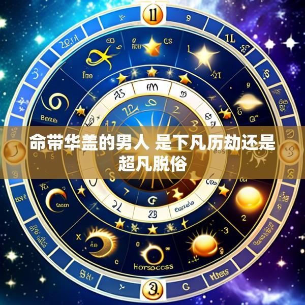 命带华盖的男人 是下凡历劫还是超凡脱俗