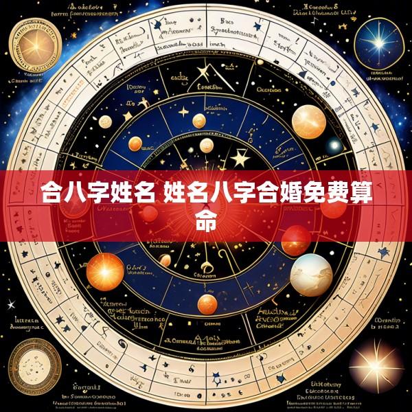 合八字姓名 姓名八字合婚免费算命