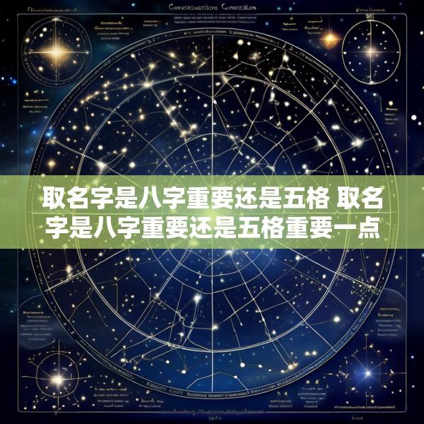 取名字是八字重要还是五格 取名字是八字重要还是五格重要一点