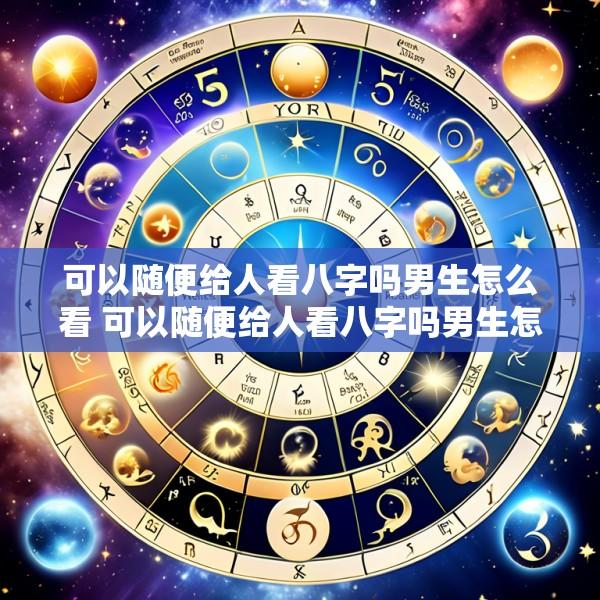 可以随便给人看八字吗男生怎么看 可以随便给人看八字吗男生怎么看婚姻