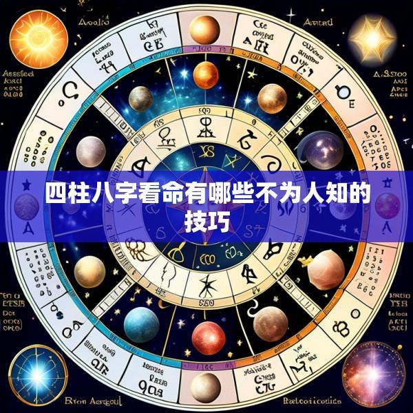 四柱八字看命有哪些不为人知的技巧