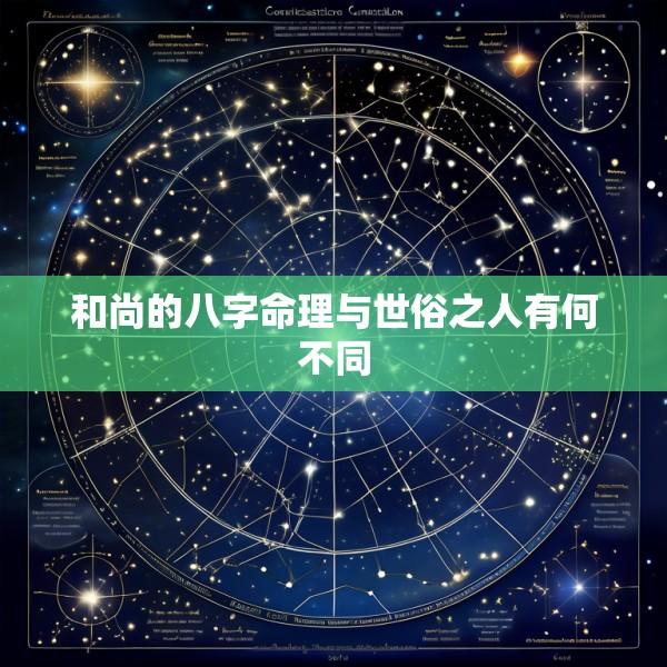和尚的八字命理与世俗之人有何不同