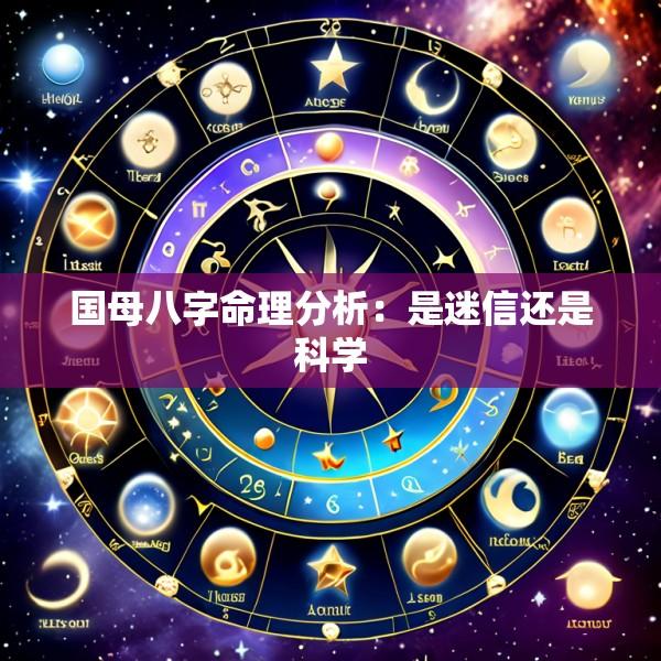国母八字命理分析：是迷信还是科学