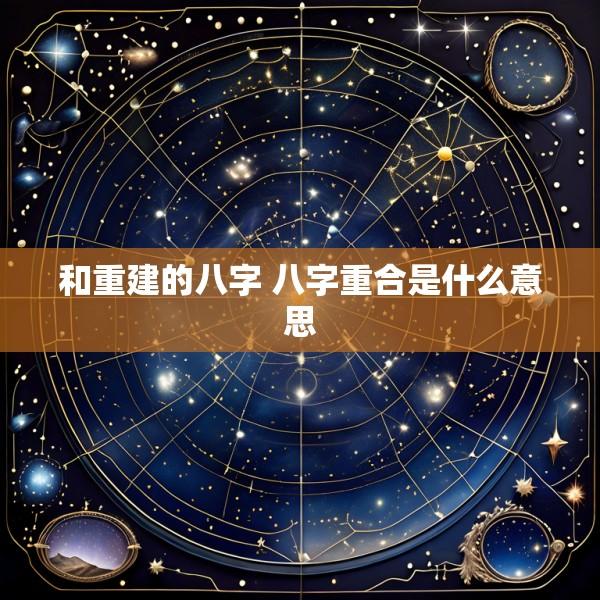 和重建的八字 八字重合是什么意思