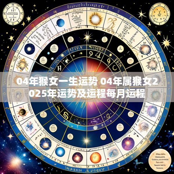 04年猴女一生运势 04年属猴女2025年运势及运程每月运程