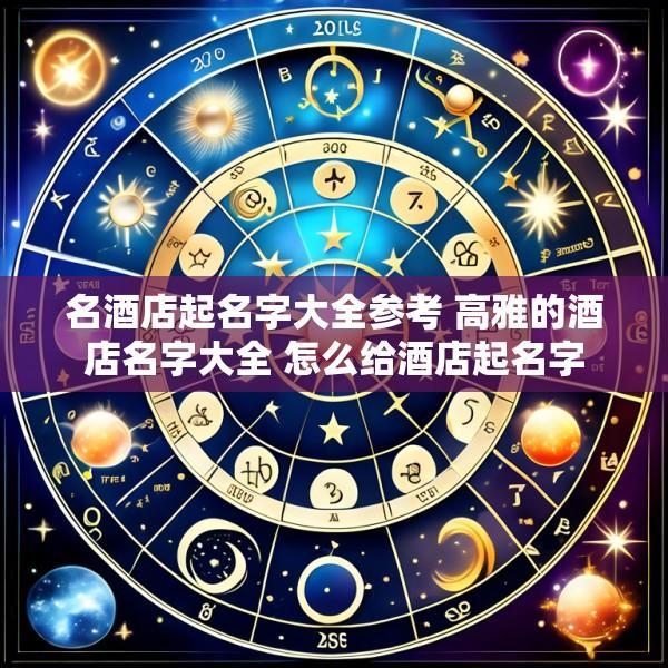 名酒店起名字大全参考 高雅的酒店名字大全 怎么给酒店起名字