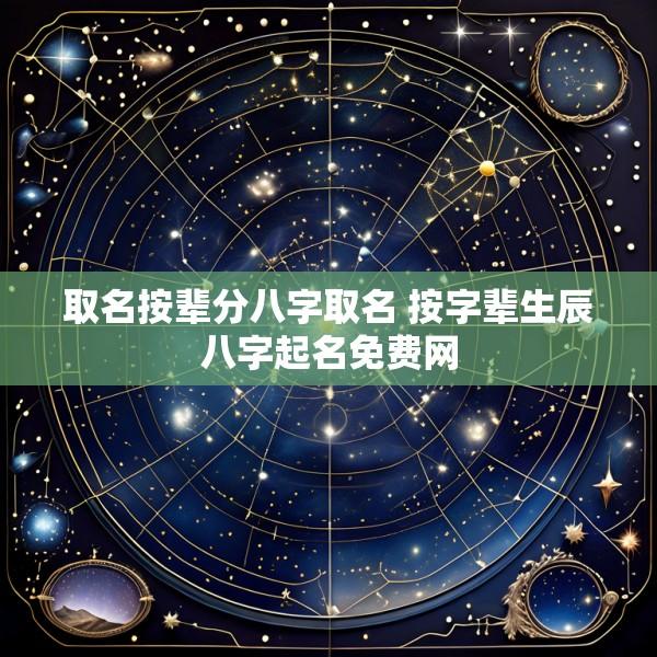取名按辈分八字取名 按字辈生辰八字起名免费网