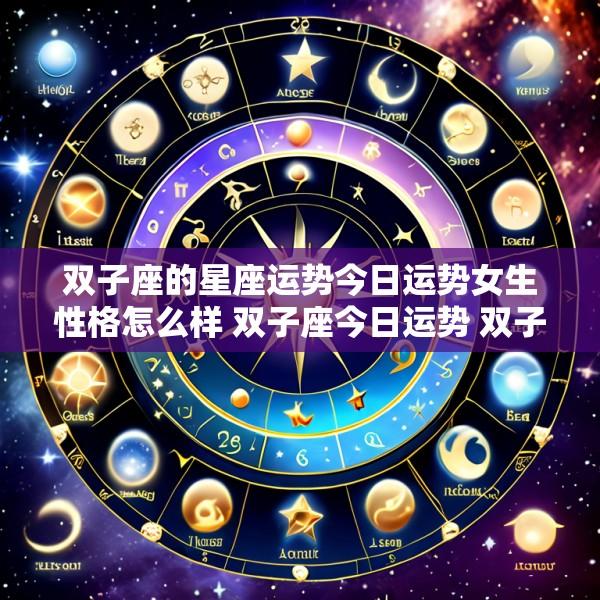双子座的星座运势今日运势女生性格怎么样 双子座今日运势 双子座每日运势 星座运势查旬