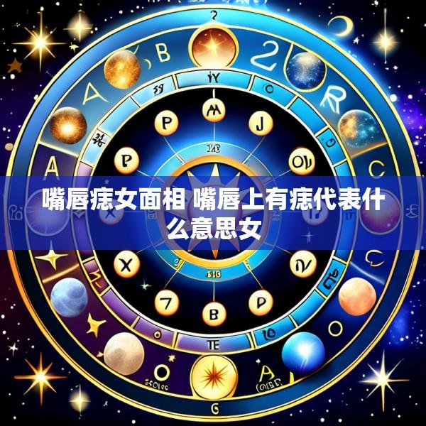 嘴唇痣女面相 嘴唇上有痣代表什么意思女