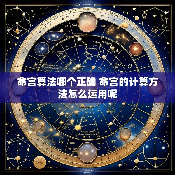 命宫算法哪个正确 命宫的计算方法怎么运用呢