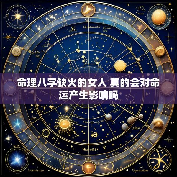 命理八字缺火的女人 真的会对命运产生影响吗
