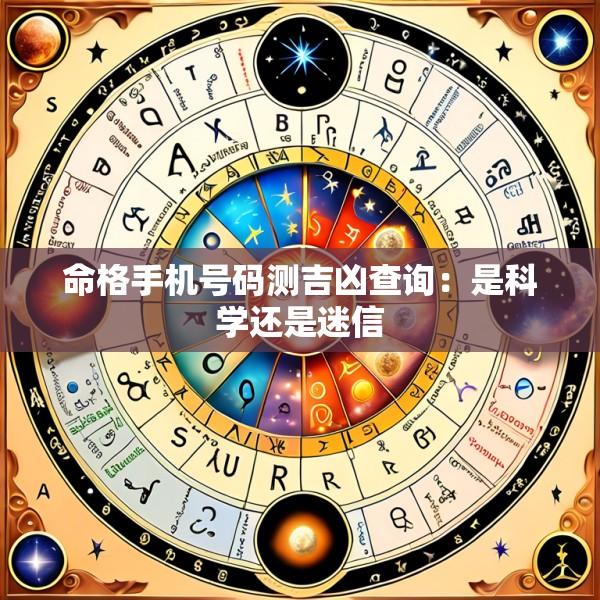 命格手机号码测吉凶查询：是科学还是迷信