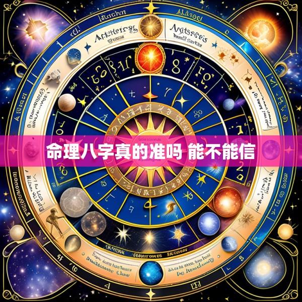命理八字真的准吗 能不能信