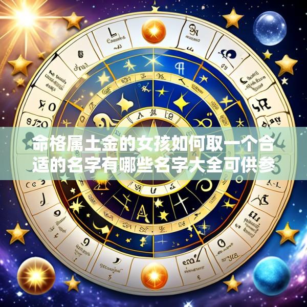 命格属土金的女孩如何取一个合适的名字有哪些名字大全可供参考
