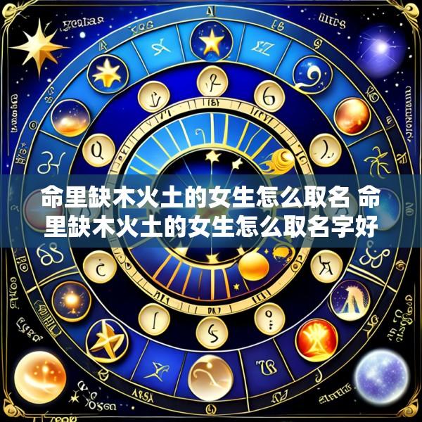 命里缺木火土的女生怎么取名 命里缺木火土的女生怎么取名字好听