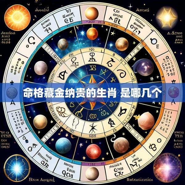 命格藏金纳贵的生肖 是哪几个