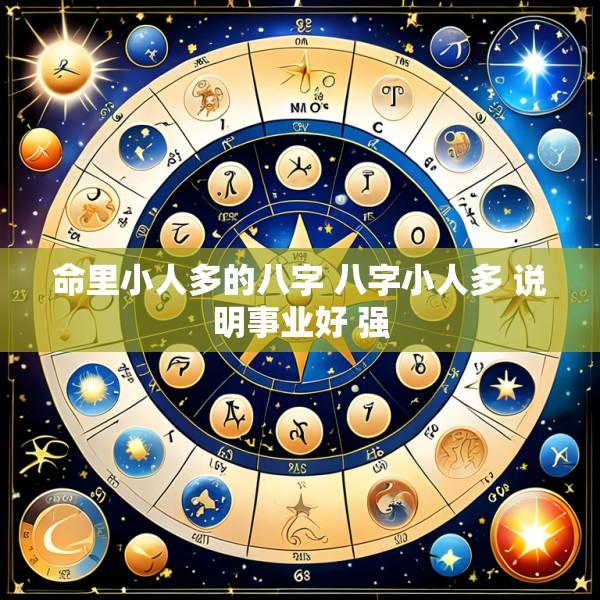 命里小人多的八字 八字小人多 说明事业好 强