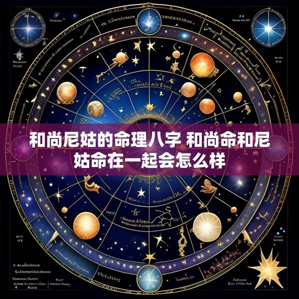和尚尼姑的命理八字 和尚命和尼姑命在一起会怎么样