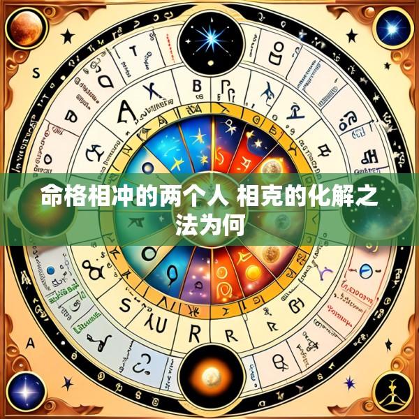 命格相冲的两个人 相克的化解之法为何