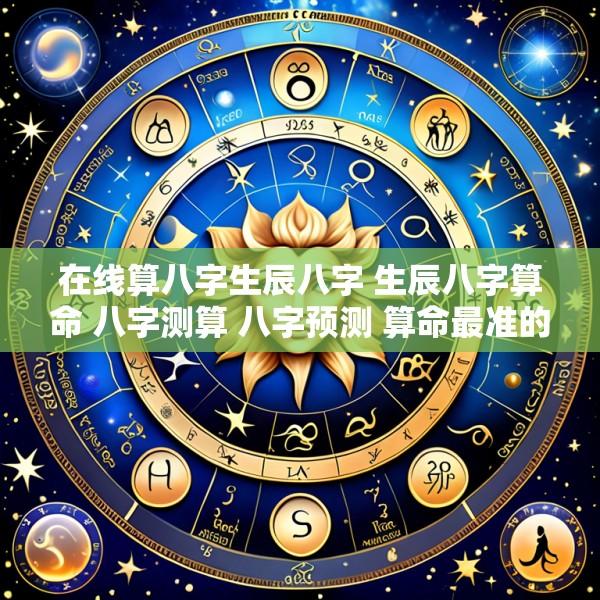 在线算八字生辰八字 生辰八字算命 八字测算 八字预测 算命最准的网站