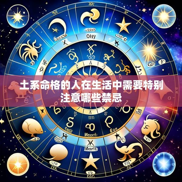 土系命格的人在生活中需要特别注意哪些禁忌