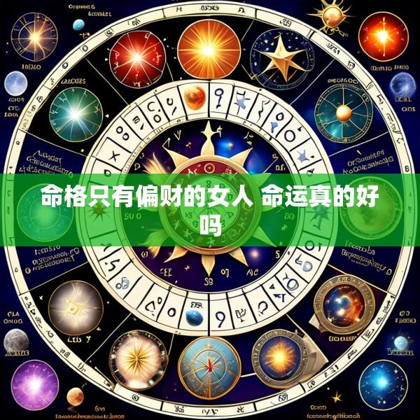 命格只有偏财的女人 命运真的好吗