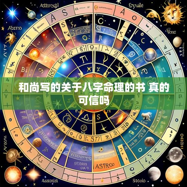 和尚写的关于八字命理的书 真的可信吗