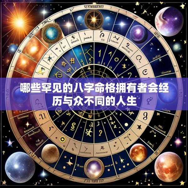 哪些罕见的八字命格拥有者会经历与众不同的人生