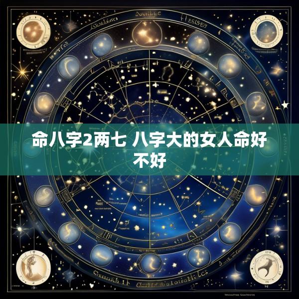 命八字2两七 八字大的女人命好不好