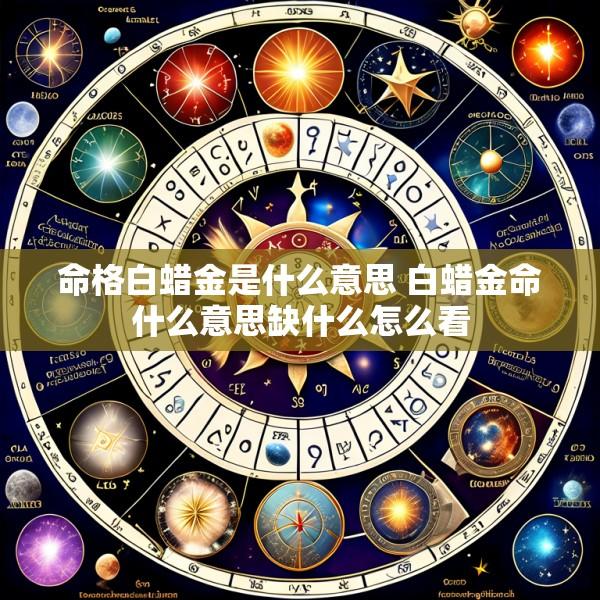 命格白蜡金是什么意思 白蜡金命什么意思缺什么怎么看