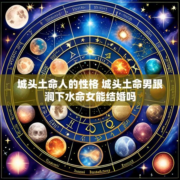 城头土命人的性格 城头土命男跟涧下水命女能结婚吗