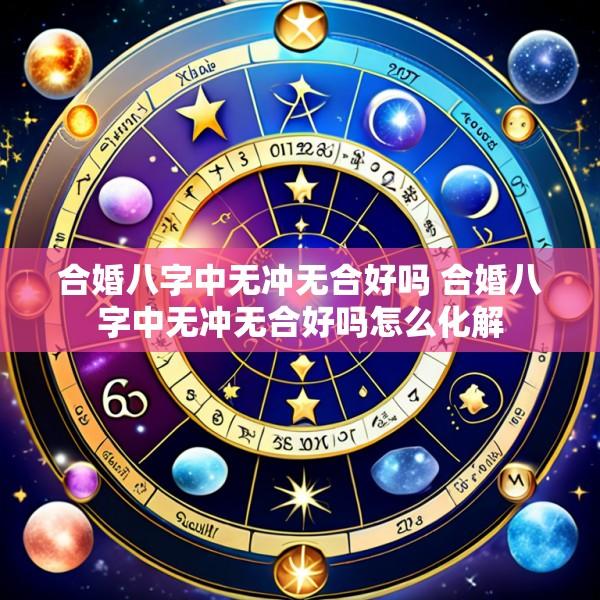 合婚八字中无冲无合好吗 合婚八字中无冲无合好吗怎么化解