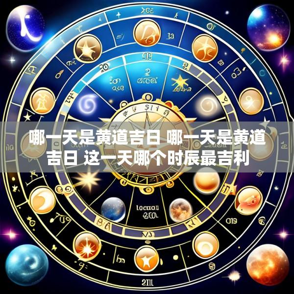 哪一天是黄道吉日 哪一天是黄道吉日 这一天哪个时辰最吉利
