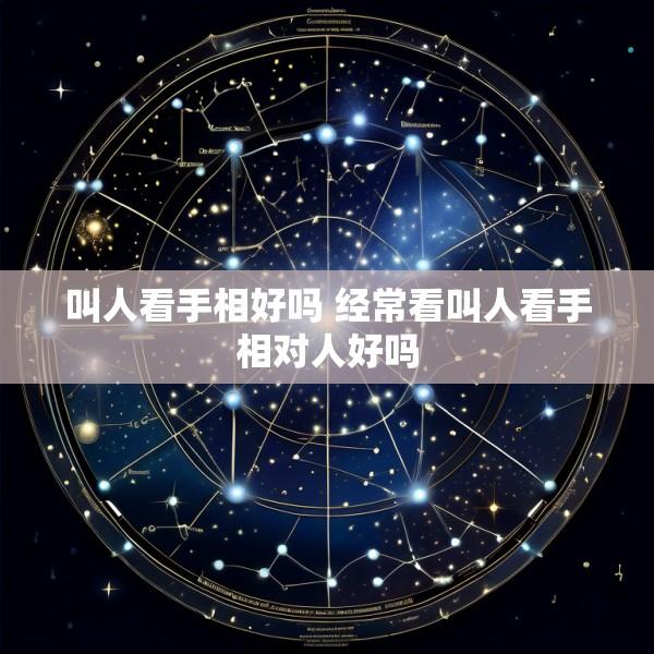 叫人看手相好吗 经常看叫人看手相对人好吗