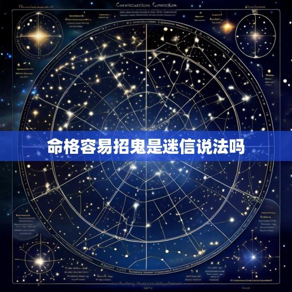 命格容易招鬼是迷信说法吗