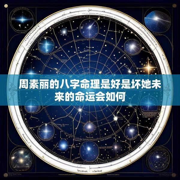 周素丽的八字命理是好是坏她未来的命运会如何
