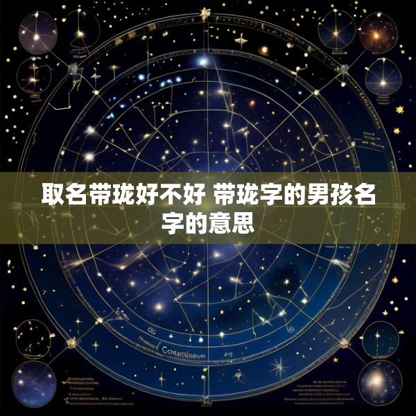 取名带珑好不好 带珑字的男孩名字的意思