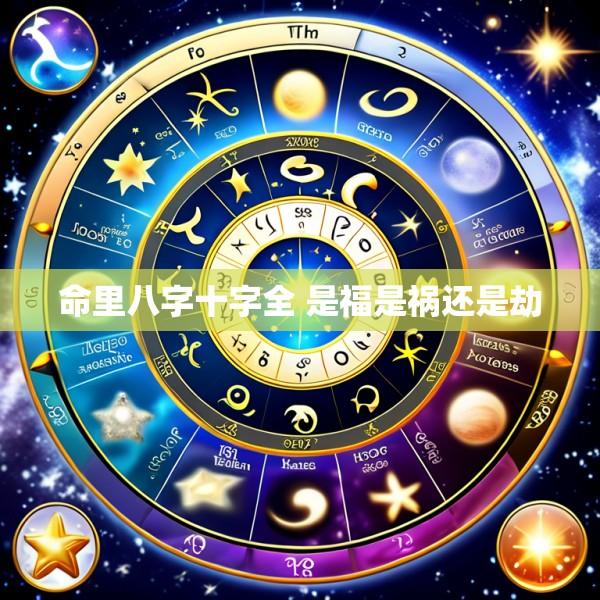 命里八字十字全 是福是祸还是劫