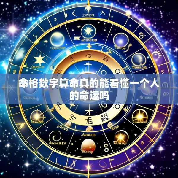 命格数字算命真的能看懂一个人的命运吗