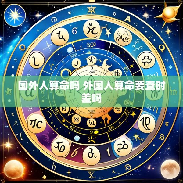 国外人算命吗 外国人算命要查时差吗