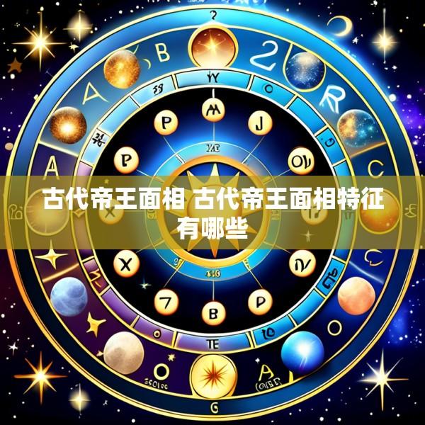 古代帝王面相 古代帝王面相特征有哪些