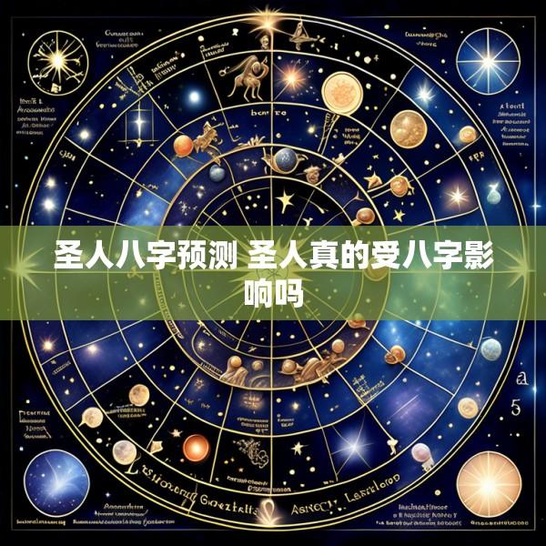 圣人八字预测 圣人真的受八字影响吗