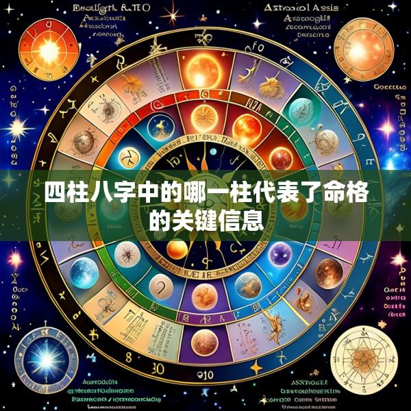 四柱八字中的哪一柱代表了命格的关键信息
