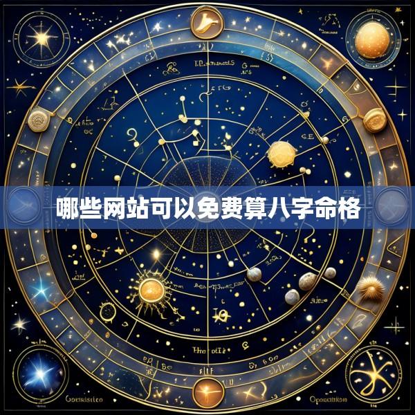 哪些网站可以免费算八字命格