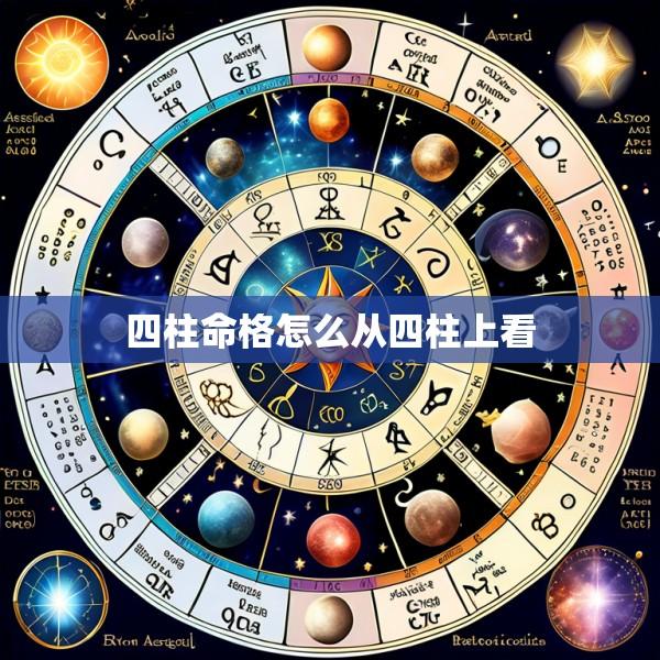 四柱命格怎么从四柱上看