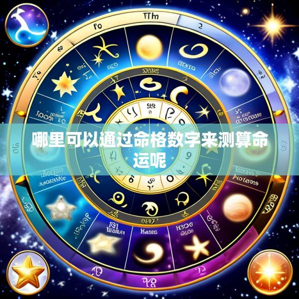 哪里可以通过命格数字来测算命运呢