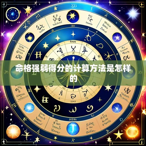 命格强弱得分的计算方法是怎样的